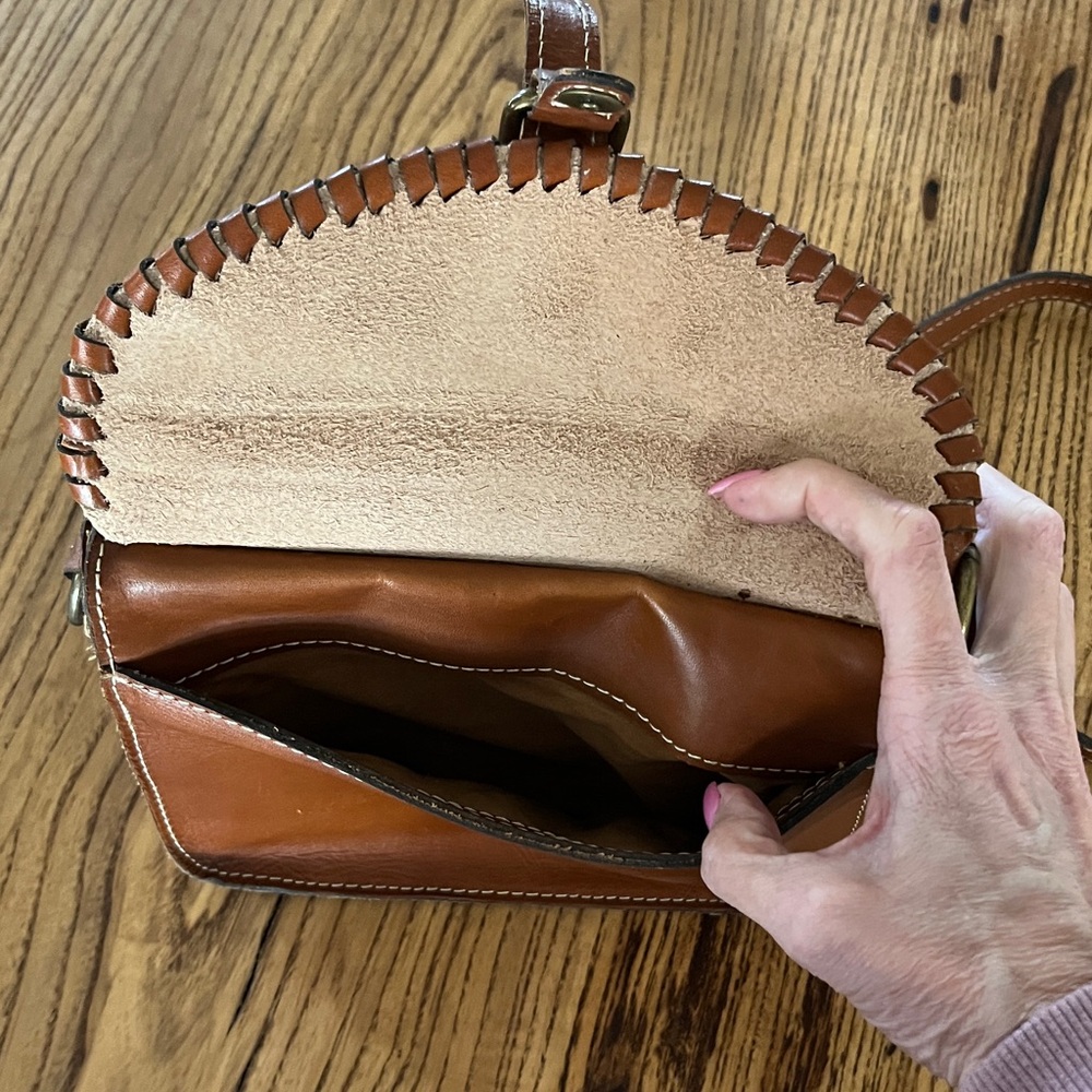 Patricia Nash Tan Brown Leather Interior Pouch - Picture 9 of 9